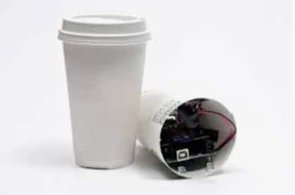coffee cup spy cup