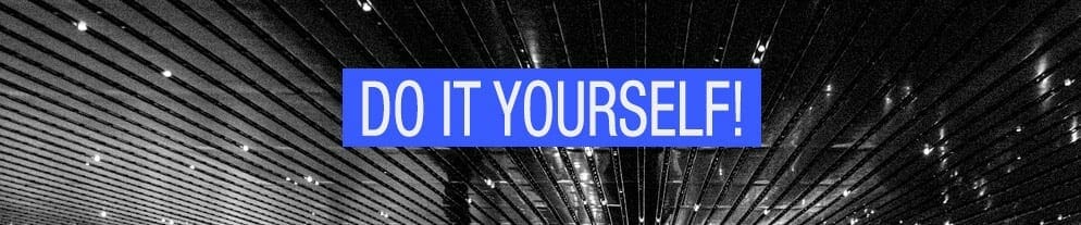 a do it yourself banner